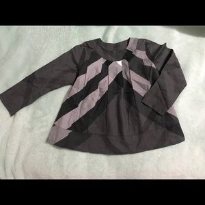 Burberry girls long sleeve dress shirt 3Y